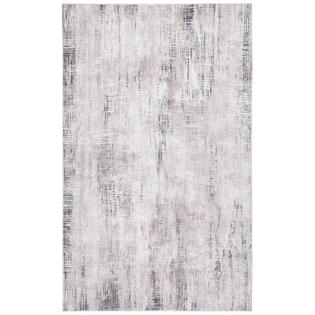 Safavieh 5 ft. 3 in. x 7 ft. 6 in. Gray & Beige Vogue Power Loomed Rectangle Area Rug VGE117F-5